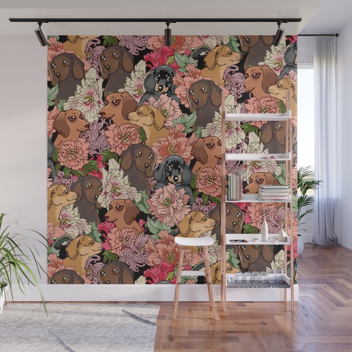 Because Dachshund Wall Mural Gallery Image 1