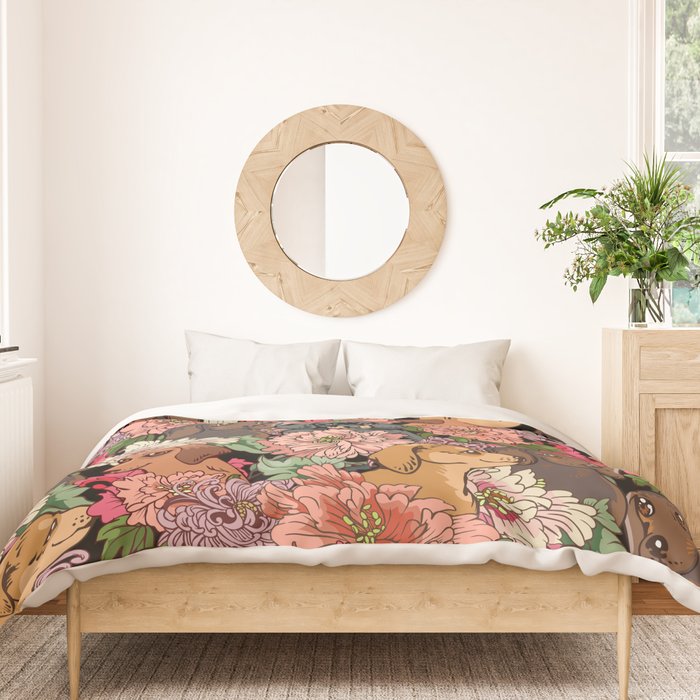 Because Dachshund Duvet Cover Gallery Image 3