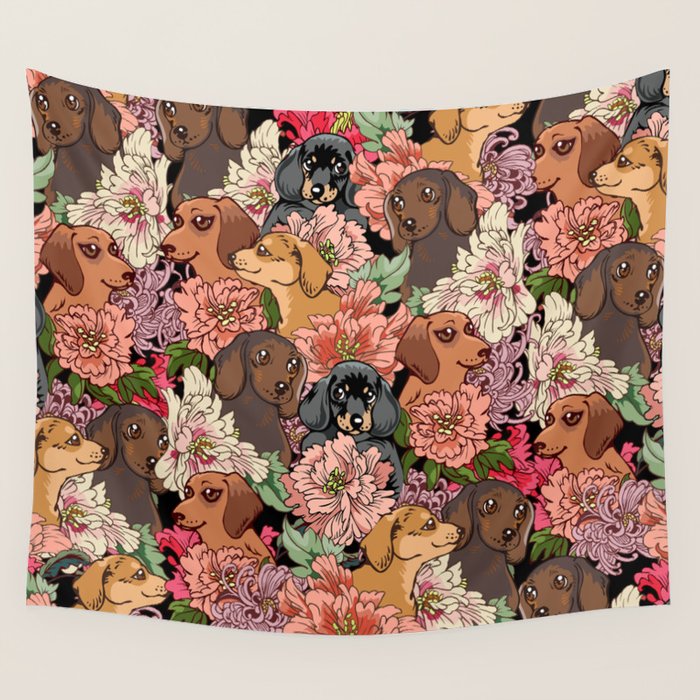 Because Dachshund Wall Tapestry Gallery Image 4