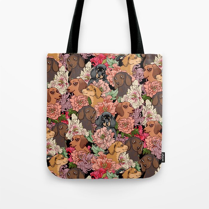 Because Dachshund Tote Bag Gallery Image 1