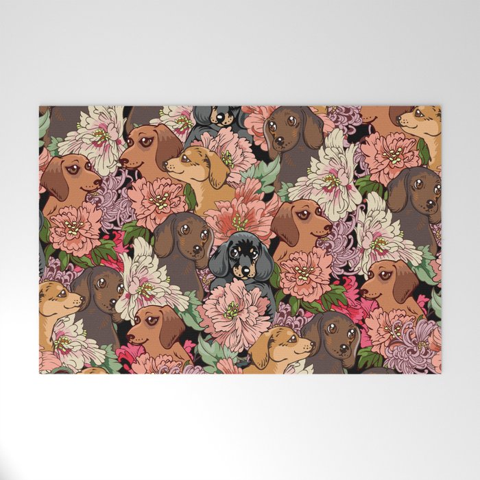 Because Dachshund Welcome Mat Gallery Image 1