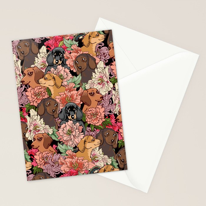 Because Dachshund Stationery Card Gallery Image 2