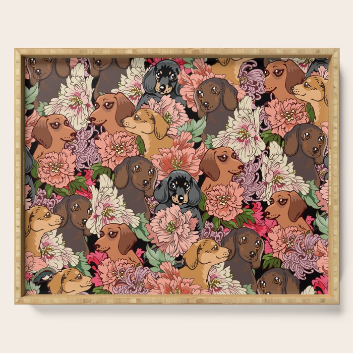 Because Dachshund Serving Tray Gallery Image 1