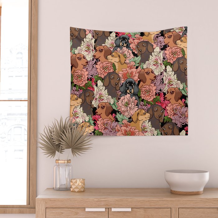 Because Dachshund Wall Tapestry Gallery Image 2