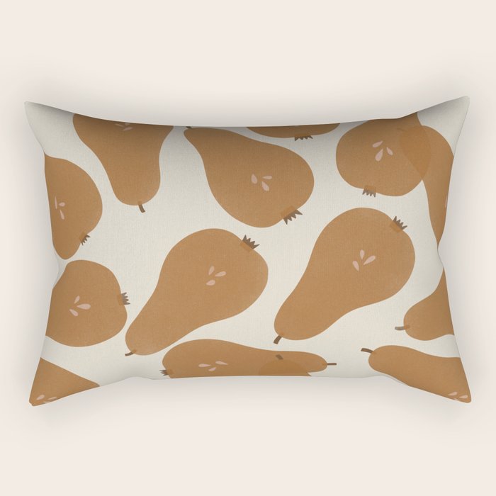 Pear Bowl Rectangular Pillow Gallery Image 1