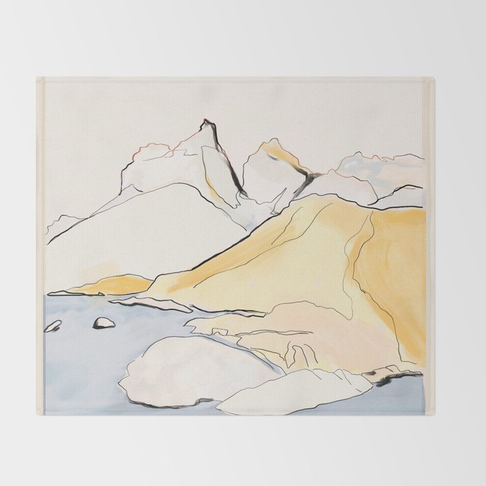 landscape 08 Throw Blanket Gallery Image 2