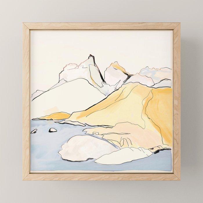 landscape 08 Mini Art Print Gallery Image 1
