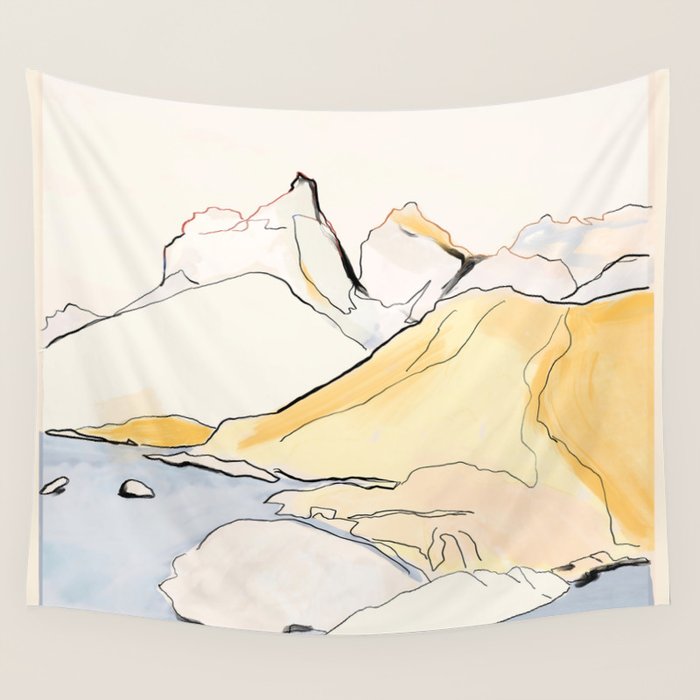landscape 08 Wall Tapestry Gallery Image 4
