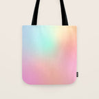 The optimistic  Rainbow Gradient Tote Bag Gallery Image 1