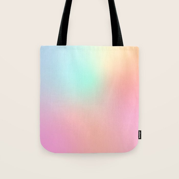 The optimistic  Rainbow Gradient Tote Bag Gallery Image 1