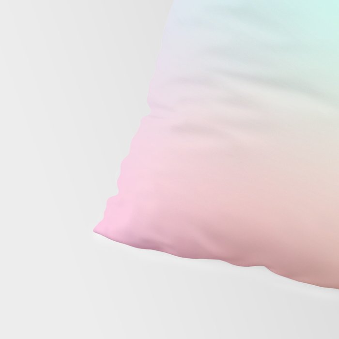 The optimistic  Rainbow Gradient Pillow Sham Gallery Image 4