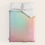 The optimistic  Rainbow Gradient Duvet Cover Gallery Image 6