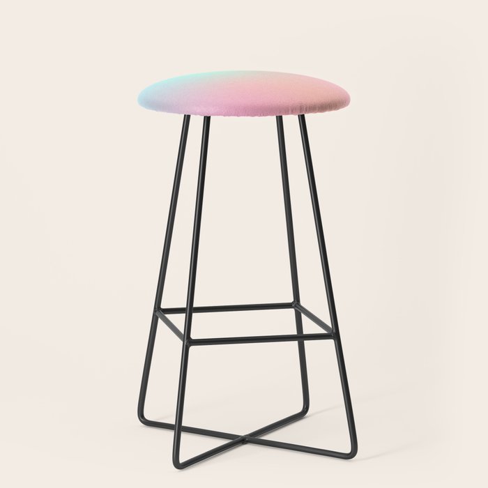 The optimistic  Rainbow Gradient Stool Gallery Image 1