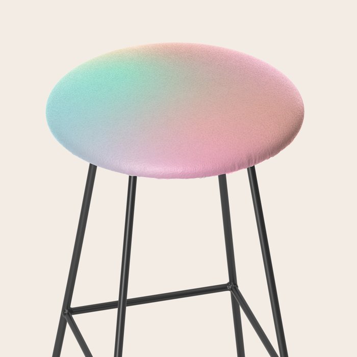 The optimistic  Rainbow Gradient Stool Gallery Image 2