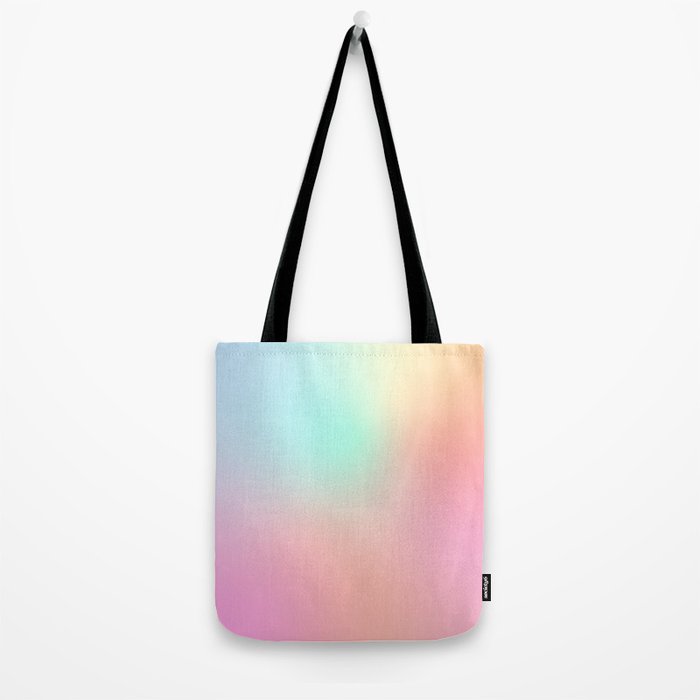 The optimistic  Rainbow Gradient Tote Bag Gallery Image 2