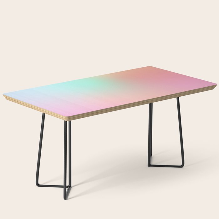 The optimistic  Rainbow Gradient Coffee Table Gallery Image 1