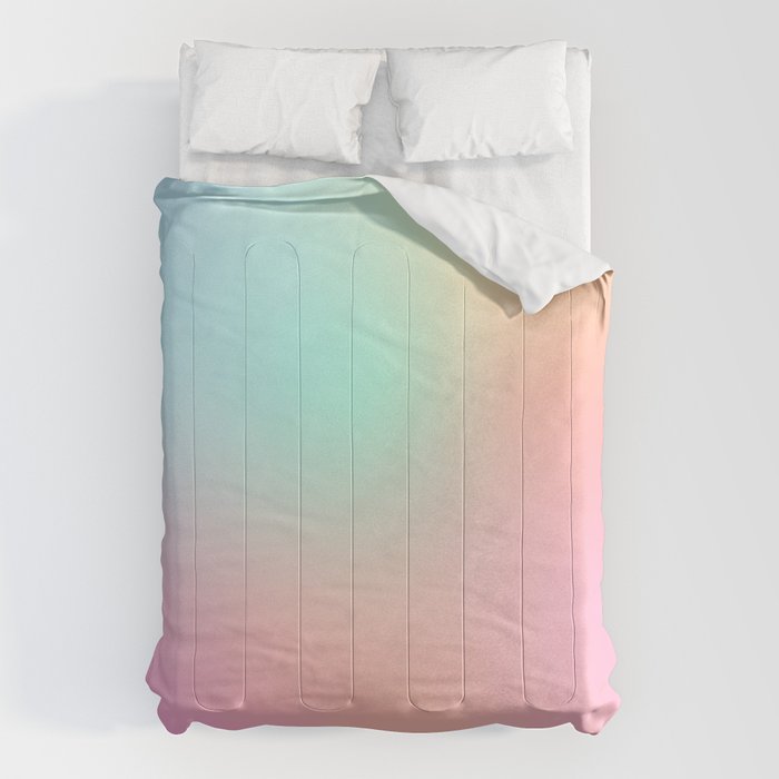 The optimistic  Rainbow Gradient Comforter Gallery Image 6