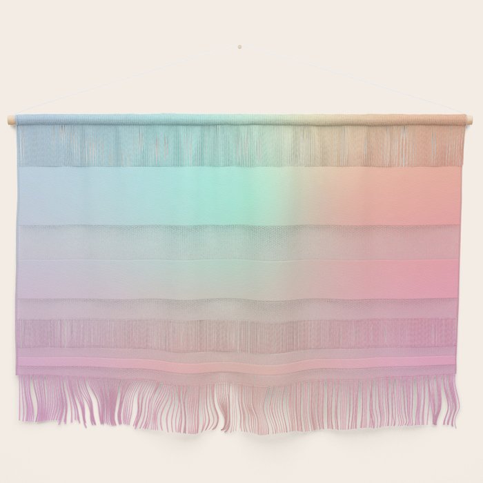 The optimistic  Rainbow Gradient Wall Hanging Gallery Image 1