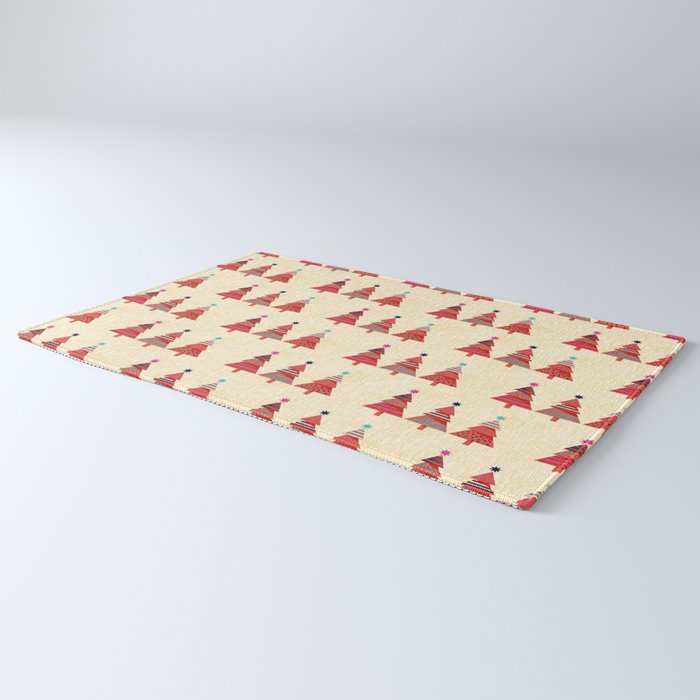 Three Christmas Trees Rug Gallery Image 3