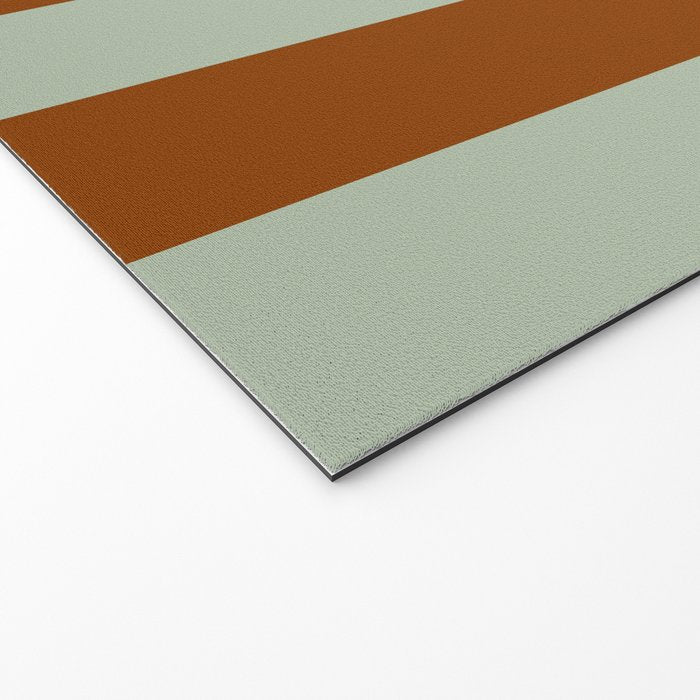 Crystal and Tobacco Stripes Welcome Mat Gallery Image 2