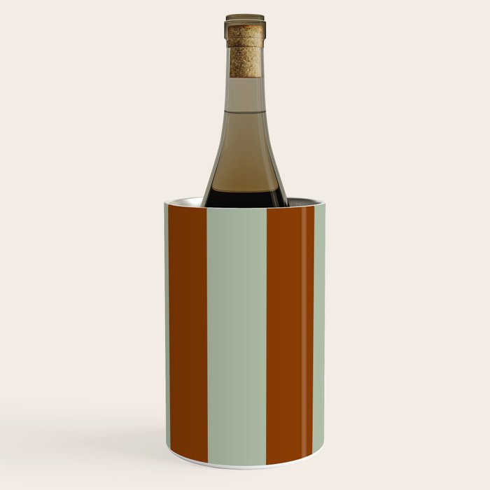 Crystal and Tobacco Stripes Wine Chiller Gallery Image 3