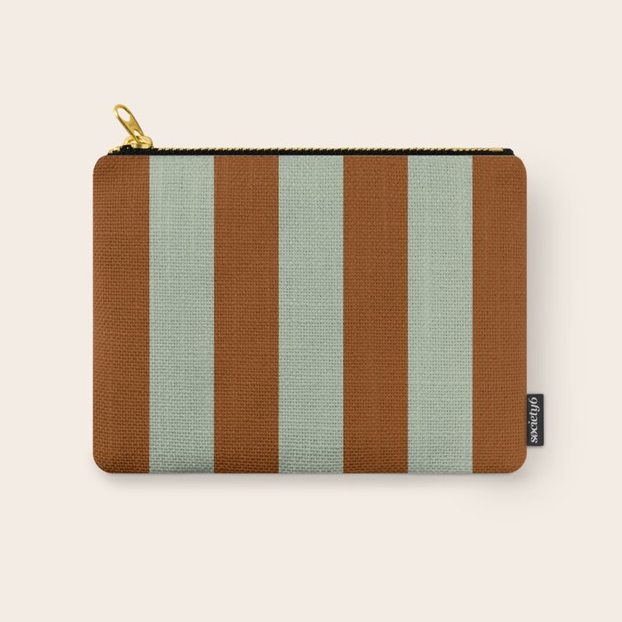 Crystal and Tobacco Stripes Carry All Pouch Gallery Image 1