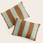 Crystal and Tobacco Stripes Pillow Sham Gallery Image 3