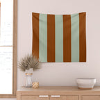 Crystal and Tobacco Stripes Wall Tapestry Gallery Image 2