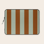 Crystal and Tobacco Stripes Laptop Sleeve Gallery Image 1