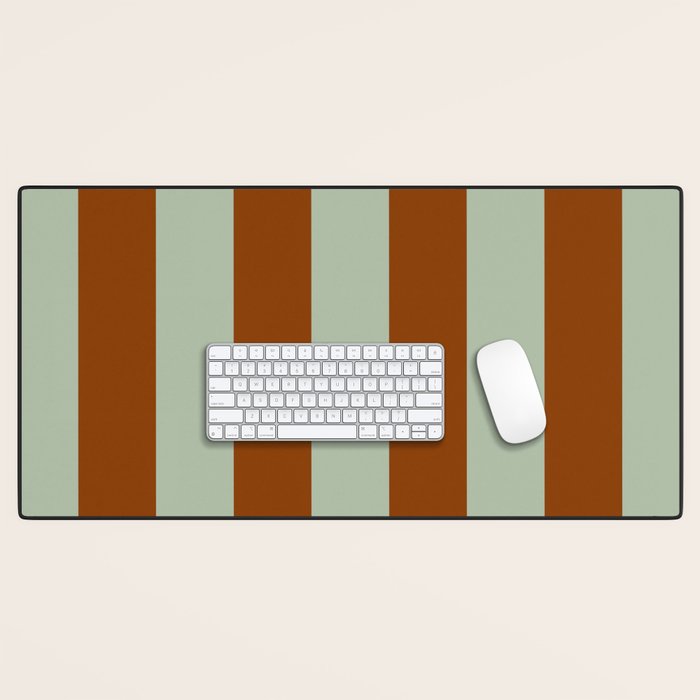 Crystal and Tobacco Stripes Desk Mat Gallery Image 1