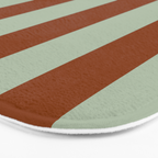 Crystal and Tobacco Stripes Bath Mat Gallery Image 3