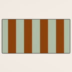Crystal and Tobacco Stripes Desk Mat Gallery Image 3