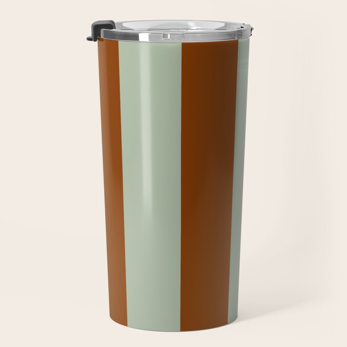 Crystal and Tobacco Stripes Travel Mug Gallery Image 3
