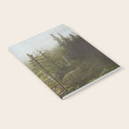 Maine Coast Landscape - Travel photography nature landscape moody decor Notebook Gallery Image 2