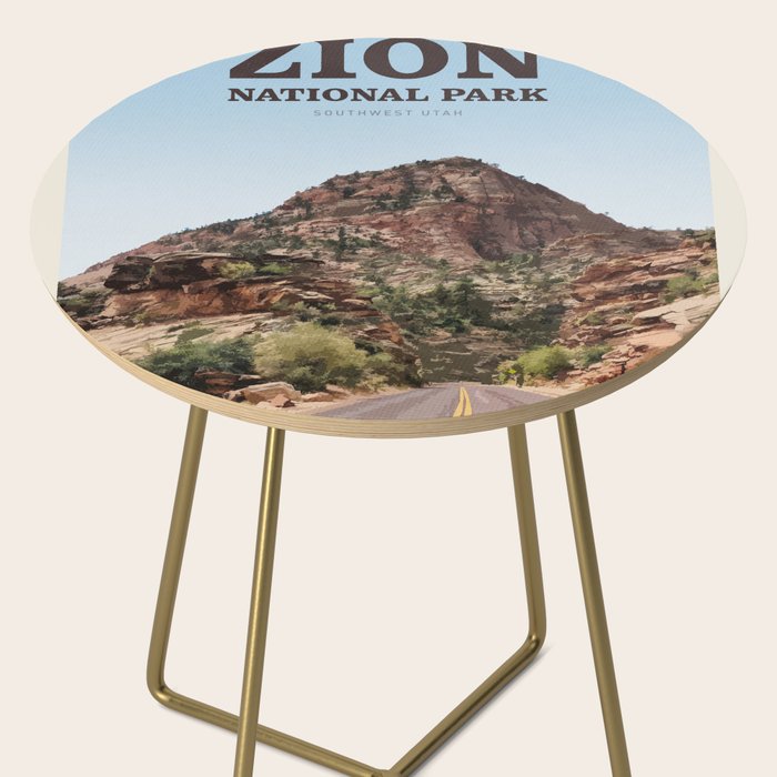 Visit Zion National Park Side Table Gallery Image 2