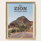 Visit Zion National Park Serving Tray Gallery Image 1