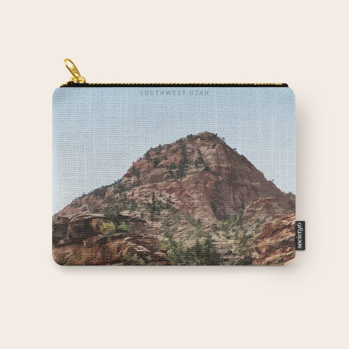 Visit Zion National Park Carry All Pouch Gallery Image 1