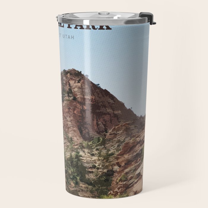 Visit Zion National Park Travel Mug Gallery Image 2