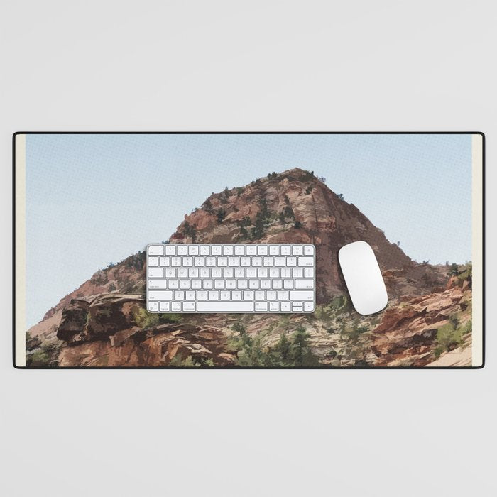 Visit Zion National Park Desk Mat Gallery Image 1