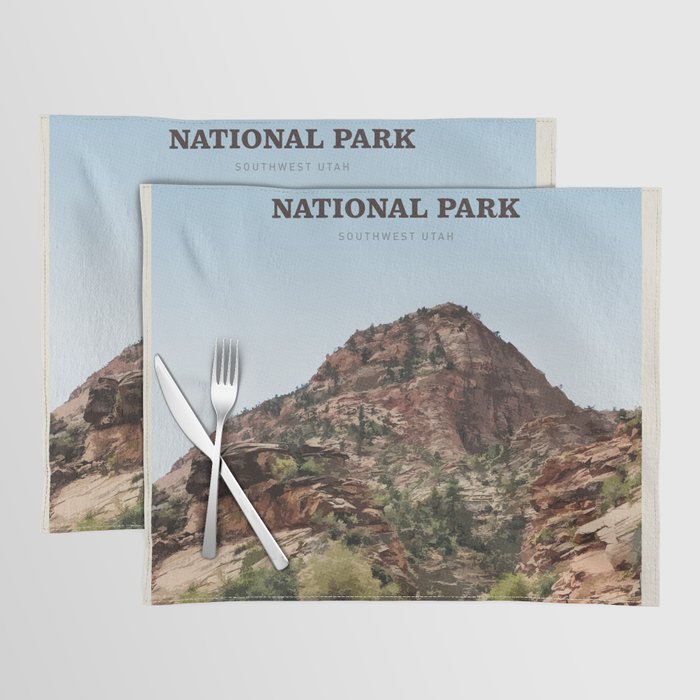 Visit Zion National Park Placemat Gallery Image 1