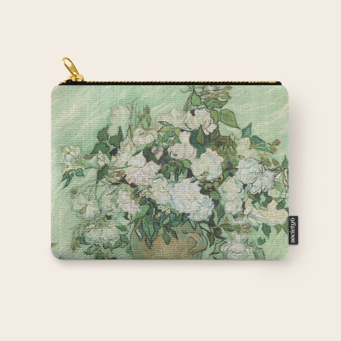 Vincent van Gogh - Roses Carry All Pouch Gallery Image 1