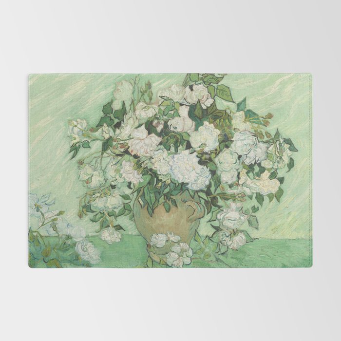 Vincent van Gogh - Roses Rug Gallery Image 2