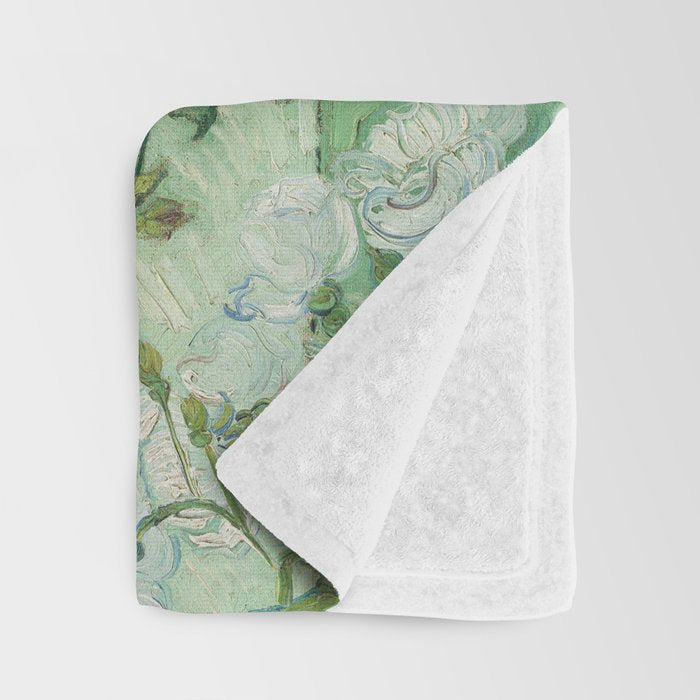 Vincent van Gogh - Roses Throw Blanket Gallery Image 3