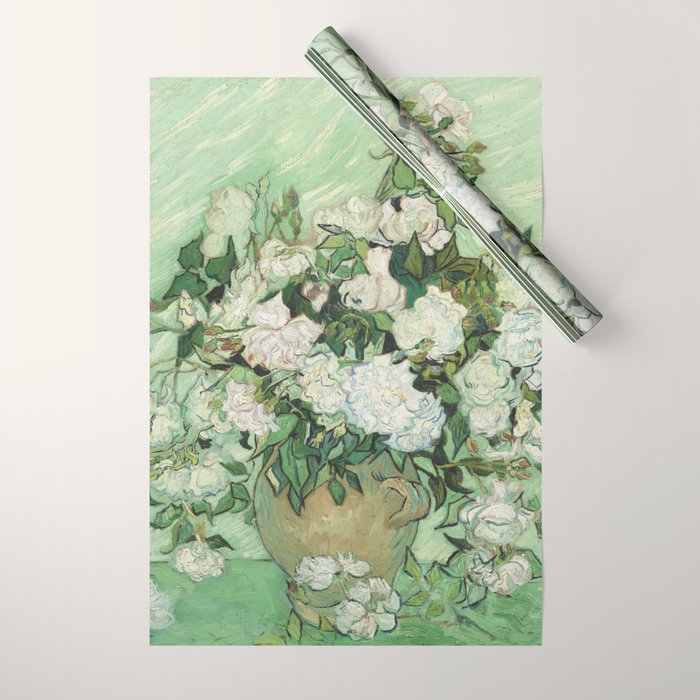 Vincent van Gogh - Roses Wrapping Paper Gallery Image 1