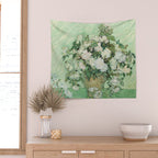 Vincent van Gogh - Roses Wall Tapestry Gallery Image 2