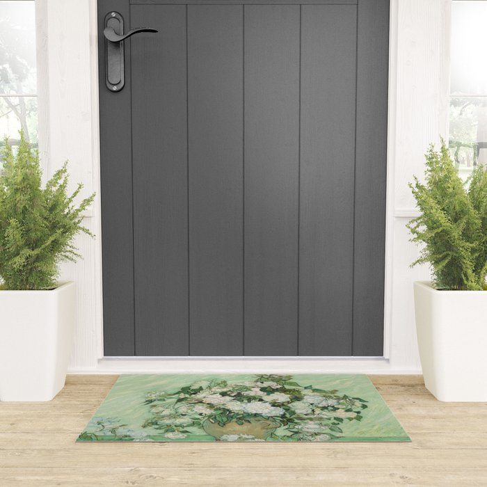 Vincent van Gogh - Roses Welcome Mat Gallery Image 3