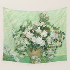 Vincent van Gogh - Roses Wall Tapestry Gallery Image 4
