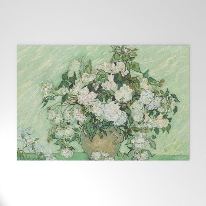 Vincent van Gogh - Roses Welcome Mat Gallery Image 1