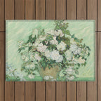 Vincent van Gogh - Roses Outdoor Rug Gallery Image 1