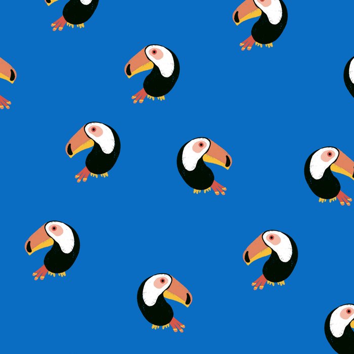 Toucans Blue Coffee Mug Gallery Image 2